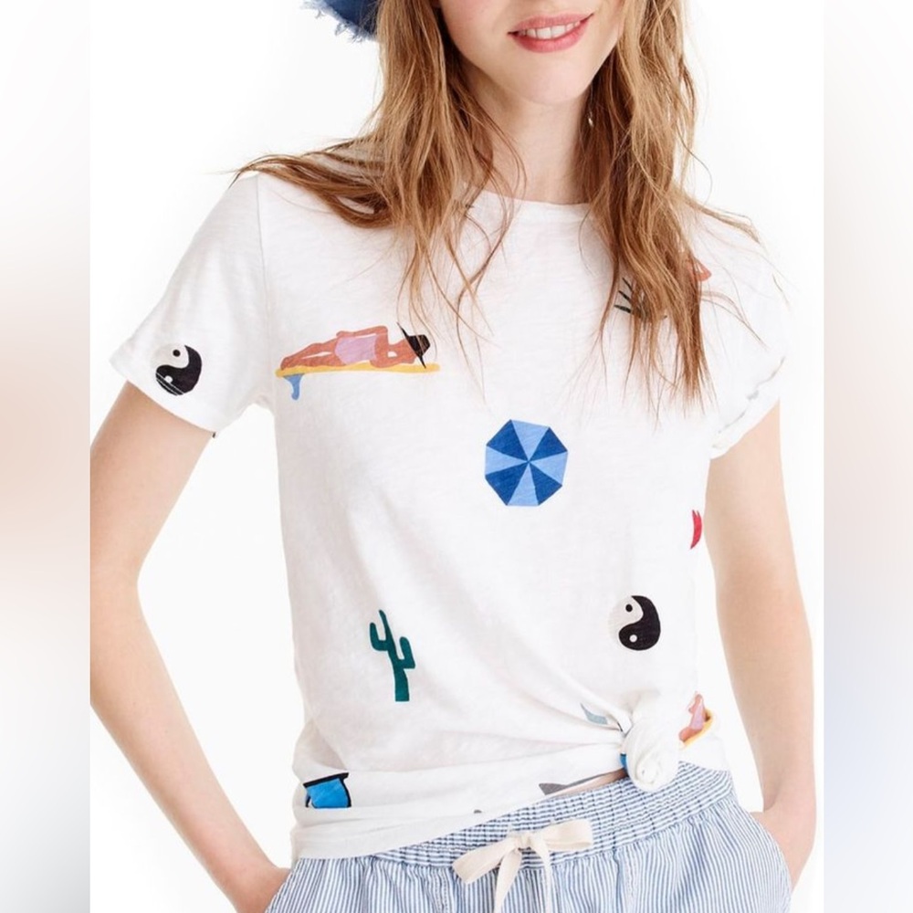 J. Crew Isabel Bacon Collab Tee